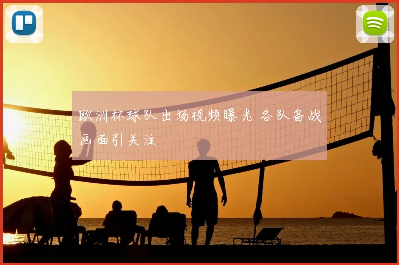 欧洲杯球队出场视频曝光 各队备战画面引关注